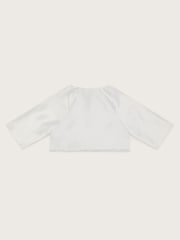 Monsoon White Pearl Trim Communion Jacket - Image 2 of 3
