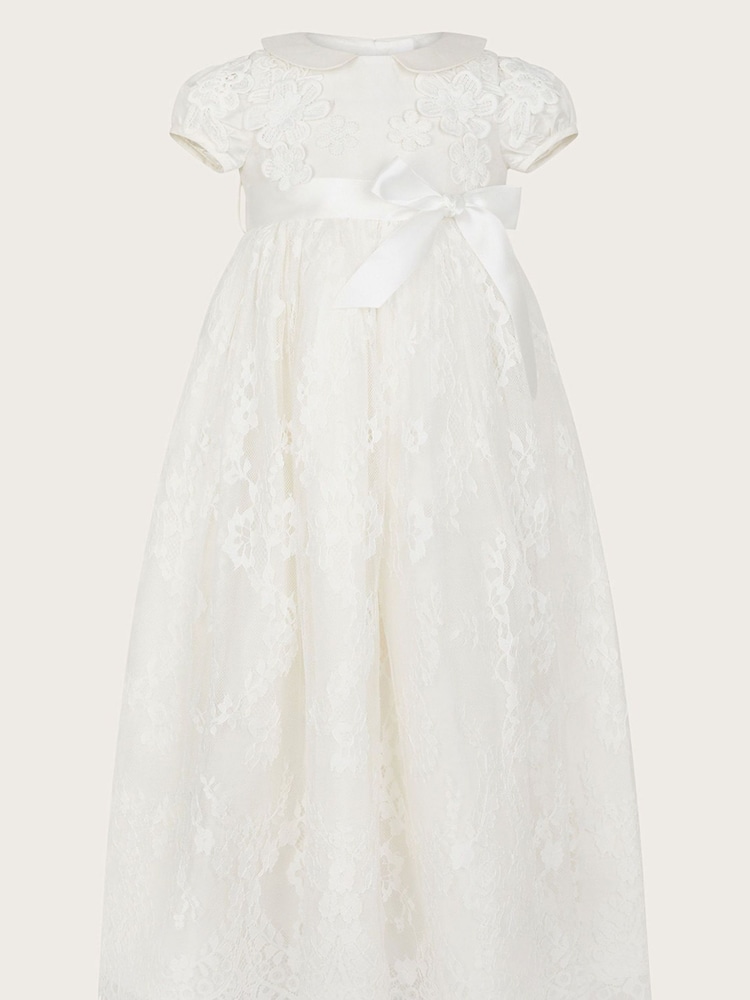 Monsoon Baby Provenza Taufkleid aus Seide - Bild 1 von 3