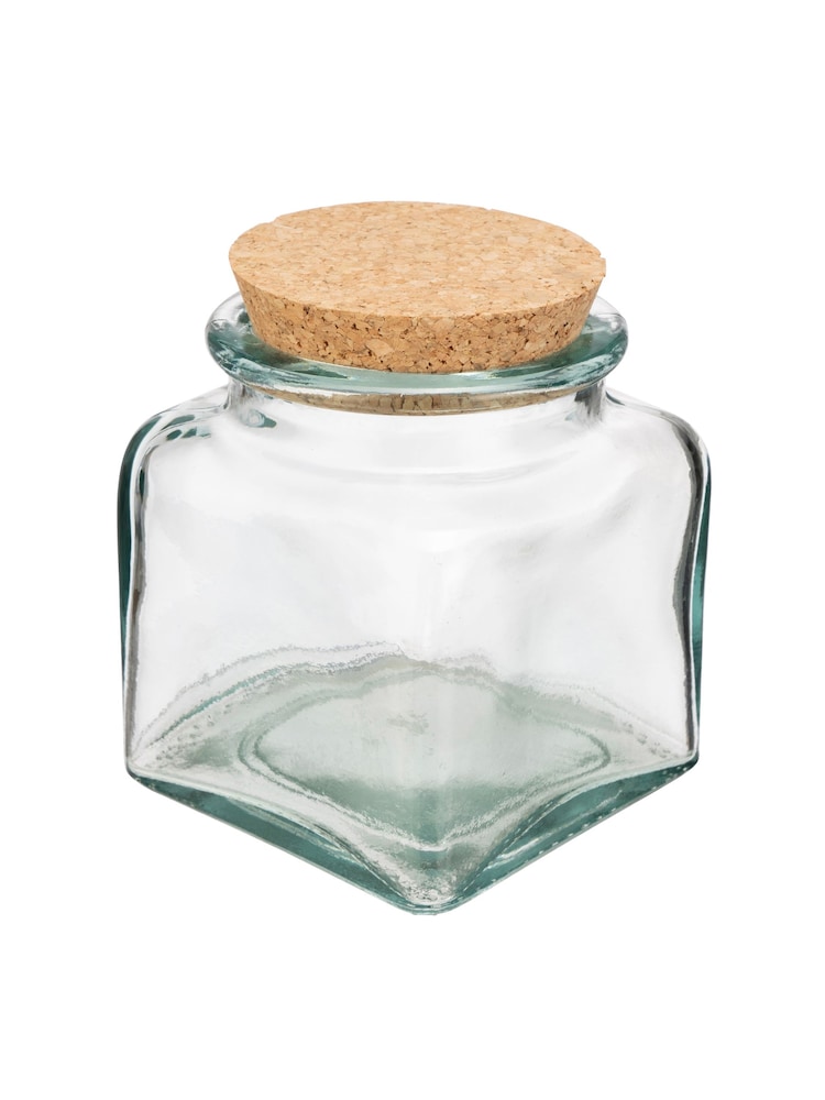 &Again Recycled Glass Storage Jar 1.1L Set of 2 - Image 3 of 3