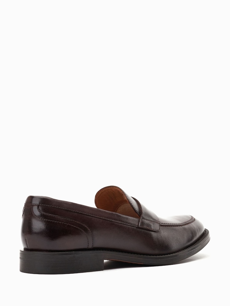 Base London Kennedy Slip On Penny Loafers - Image 2 of 6
