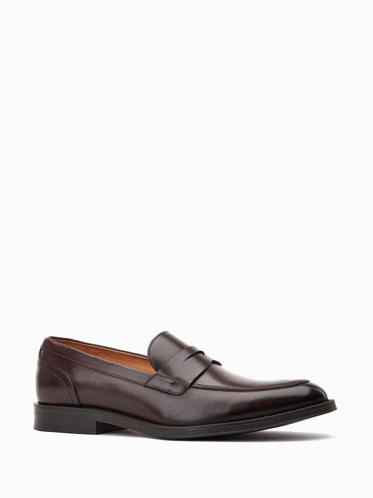 Base London Kennedy Slip On Penny Loafers - Image 3 of 6