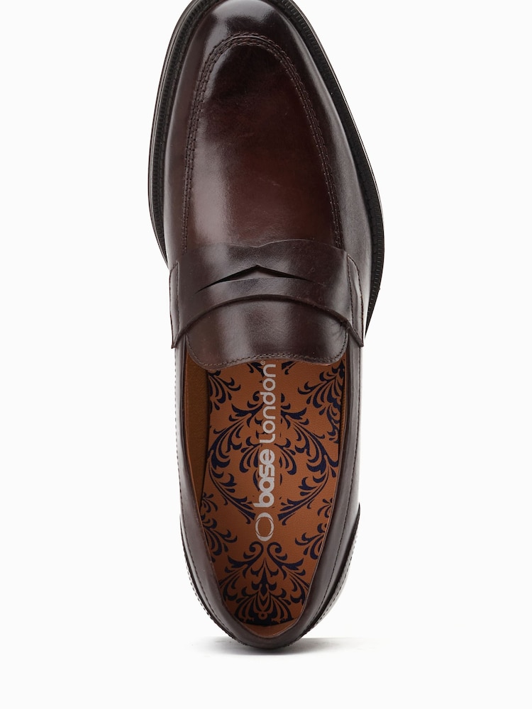 Base London Kennedy Slip On Penny Loafers - Image 4 of 6