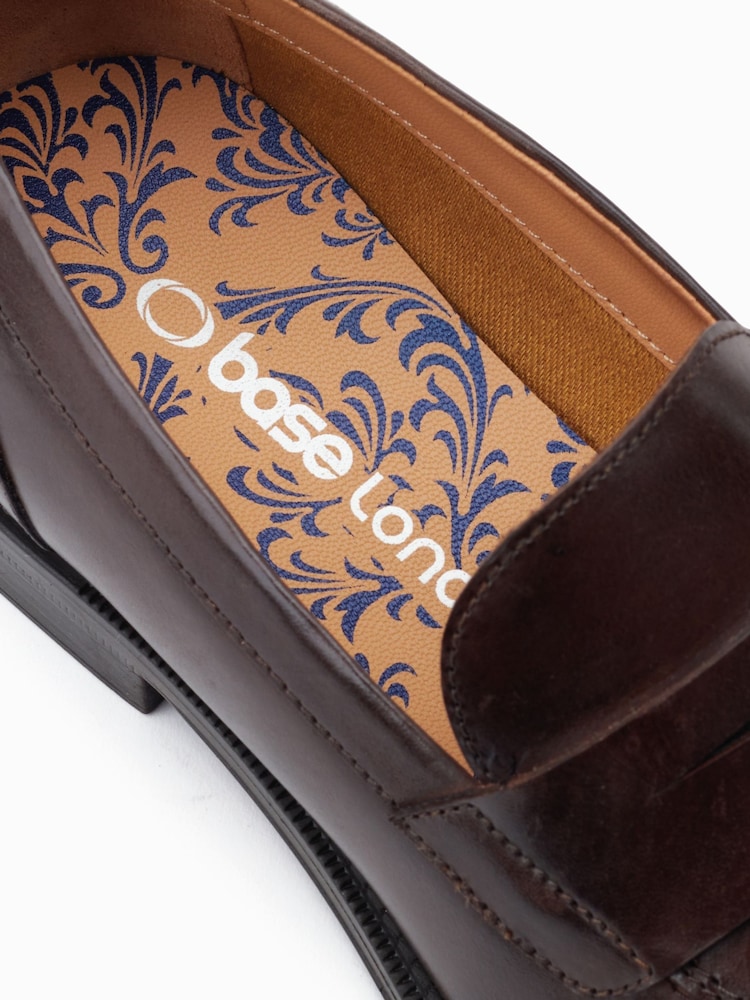 Base London Kennedy Slip On Penny Loafers - Image 6 of 6