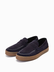 Base London Claude Slip On Penny Loafers - Image 3 of 6