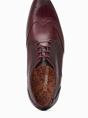 Красный - Base London броги на шнуровке Barbera - Image 4 of 6