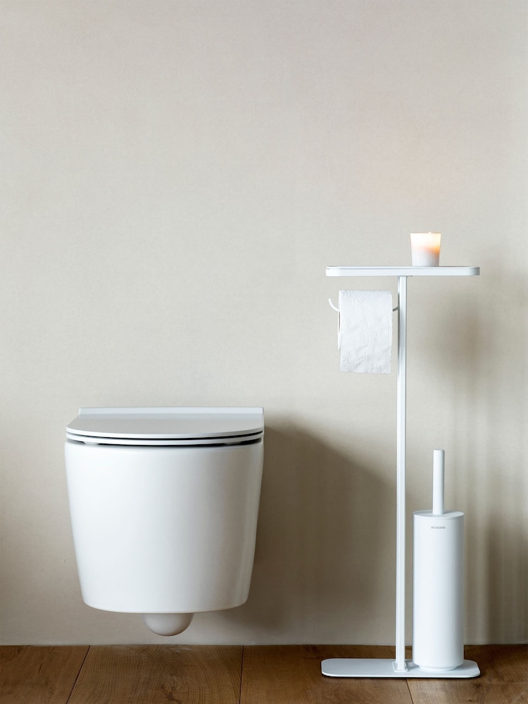 Brabantia White Mindset Toilet Butler Mineral Infinite - Image 1 of 4
