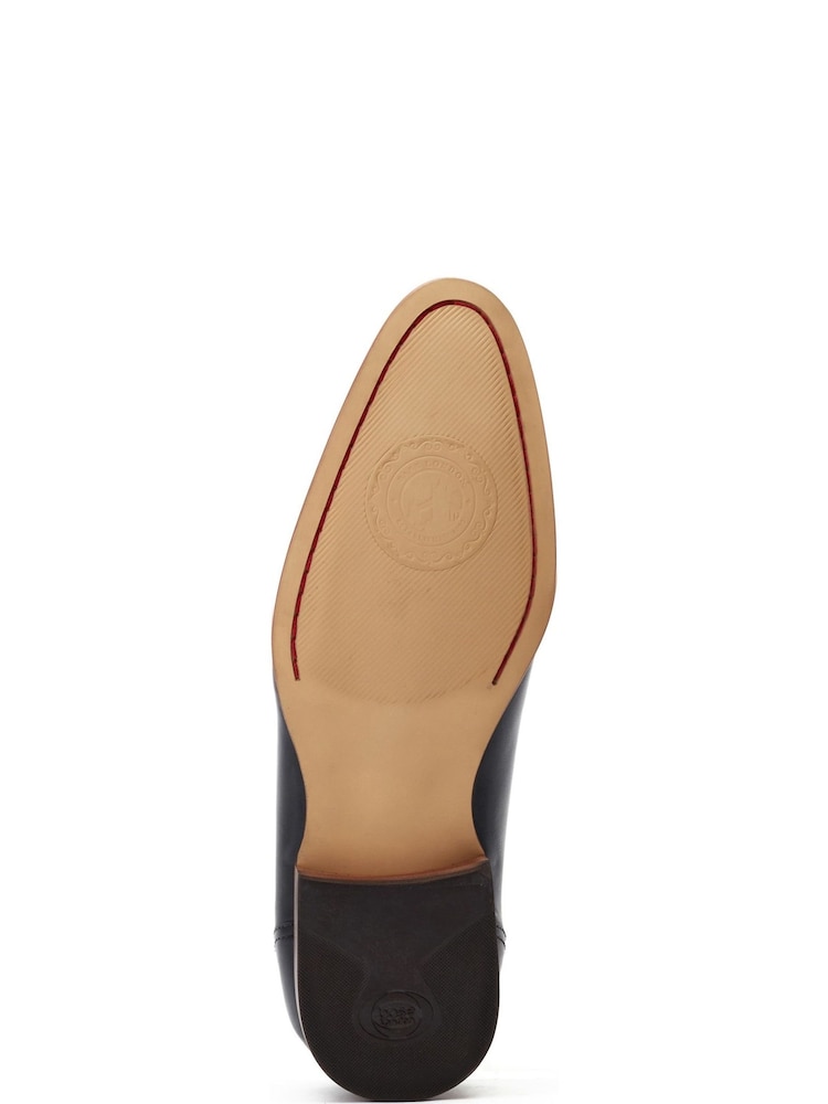 Base London Navy Blue Gambino Lace Up Derby Shoes - Image 7 of 7