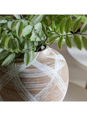 Gallery Home White Reactive Palo Small Vase - Image 3 of 5