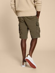 White Stuff Green 100% Cotton Halsall Cargo Shorts - Image 2 of 6