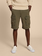 White Stuff Green 100% Cotton Halsall Cargo Shorts - Image 3 of 6