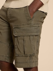 White Stuff Green 100% Cotton Halsall Cargo Shorts - Image 4 of 6