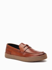 Base London Claude Slip On Penny Loafers - Image 3 of 6