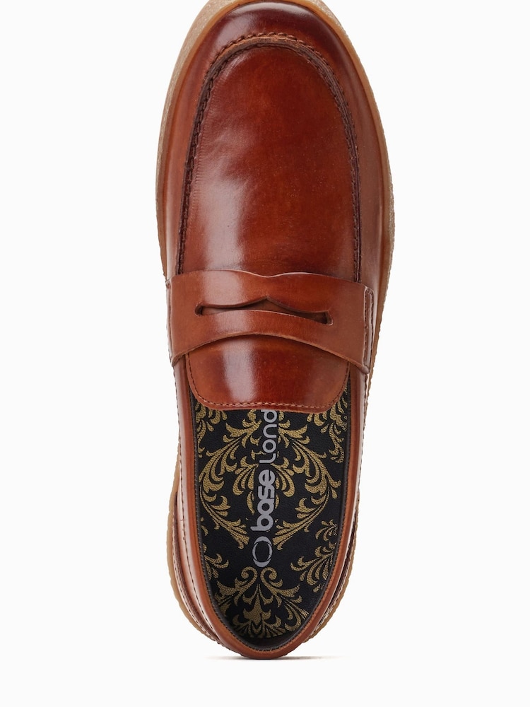 Base London Claude Slip On Penny Loafers - Image 4 of 6