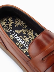 Base London Claude Slip On Penny Loafers - Image 6 of 6