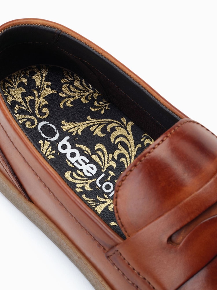 Base London Claude Slip On Penny Loafers - Image 6 of 6