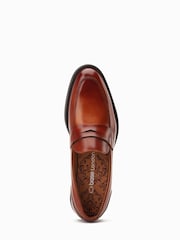 Base London Kennedy Slip On Penny Loafers - Image 4 of 6