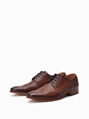 Base London Falcone Lace Up Brogue Shoes - Image 3 of 6