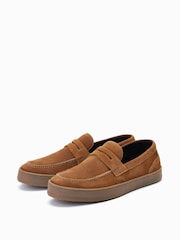 Base London Claude Slip On Penny Loafers - Image 3 of 6