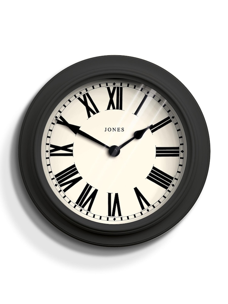Jones Clocks Grey Opera Charcoal Grey Wall Clock - Image 1 of 4