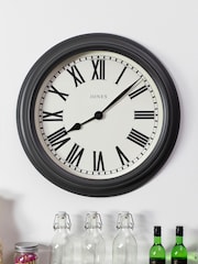 Jones Clocks Grey Opera Charcoal Grey Wall Clock - Image 2 of 4