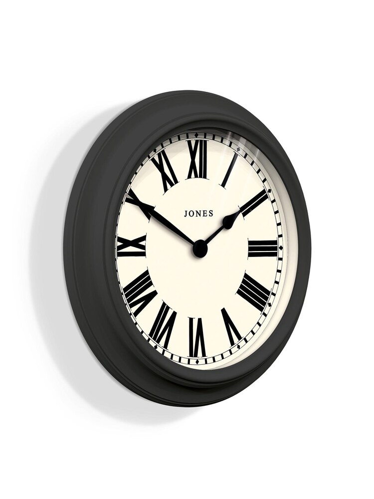 Jones Clocks Grey Opera Charcoal Grey Wall Clock - Image 4 of 4