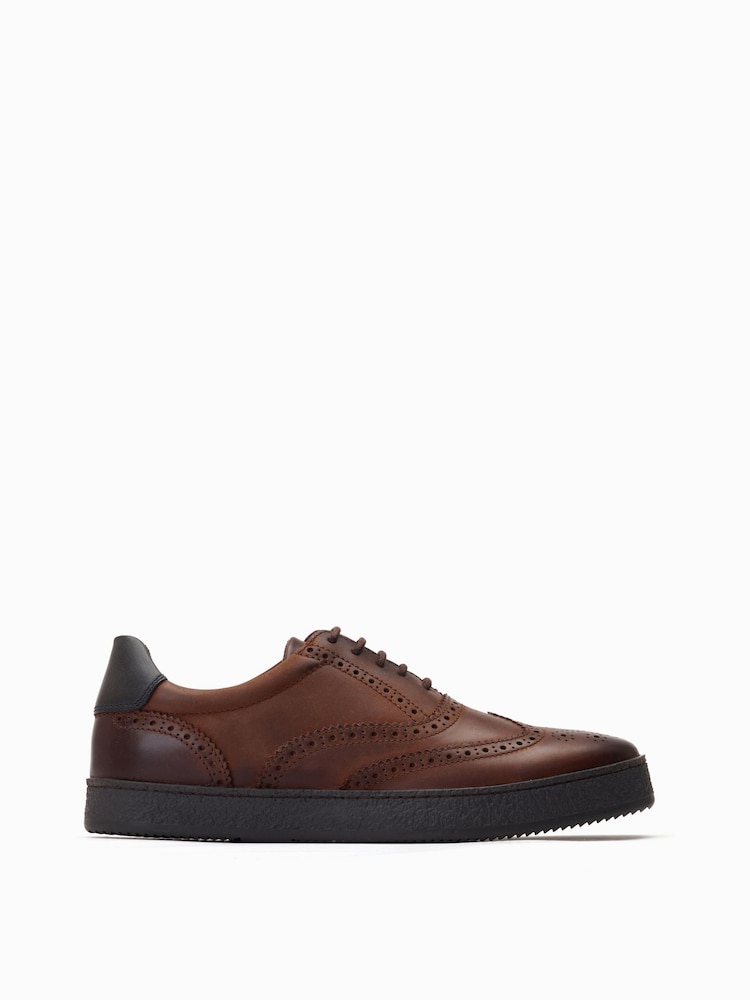 Base London Christo Brogue Sneakers - Image 1 of 6
