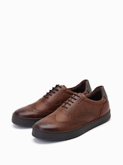 Base London Christo Brogue Sneakers - Image 3 of 6
