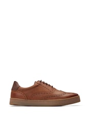 Base London Tan Christo Brogue Sneakers - Image 8 of 11