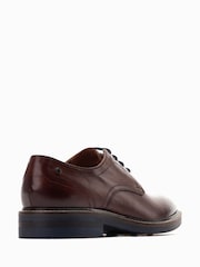 Base London Washed Brown Hatfield Lace Up Brogue Shoes - Image 3 of 6