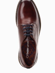 Base London Washed Brown Hatfield Lace Up Brogue Shoes - Image 4 of 6