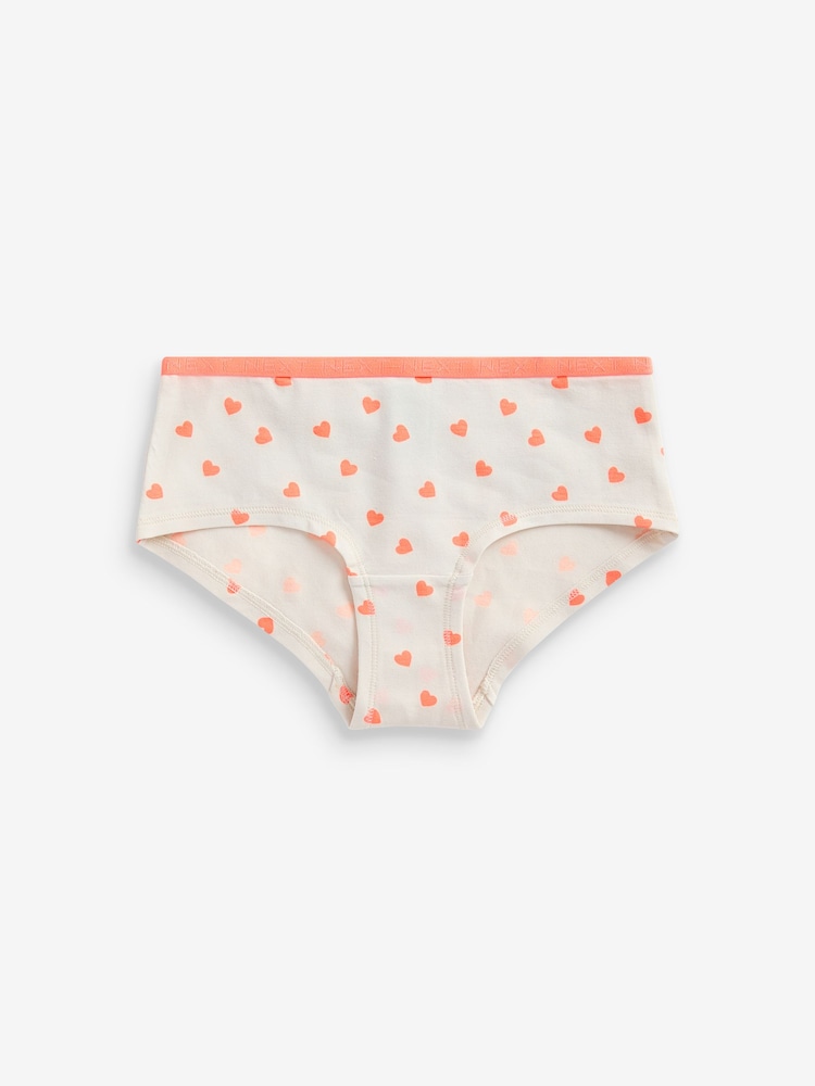 Grey/White/Black Bright Prints Briefs 7 Pack (2-16yrs) - Image 1 of 10