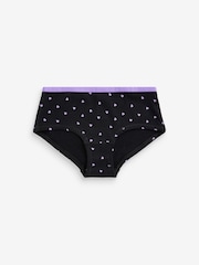 Grey/White/Black Bright Prints Briefs 7 Pack (2-16yrs) - Image 2 of 10