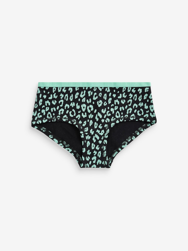 Grey/White/Black Bright Prints Briefs 7 Pack (2-16yrs) - Image 5 of 10