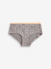 Grey/White/Black Bright Prints Briefs 7 Pack (2-16yrs) - Image 6 of 10