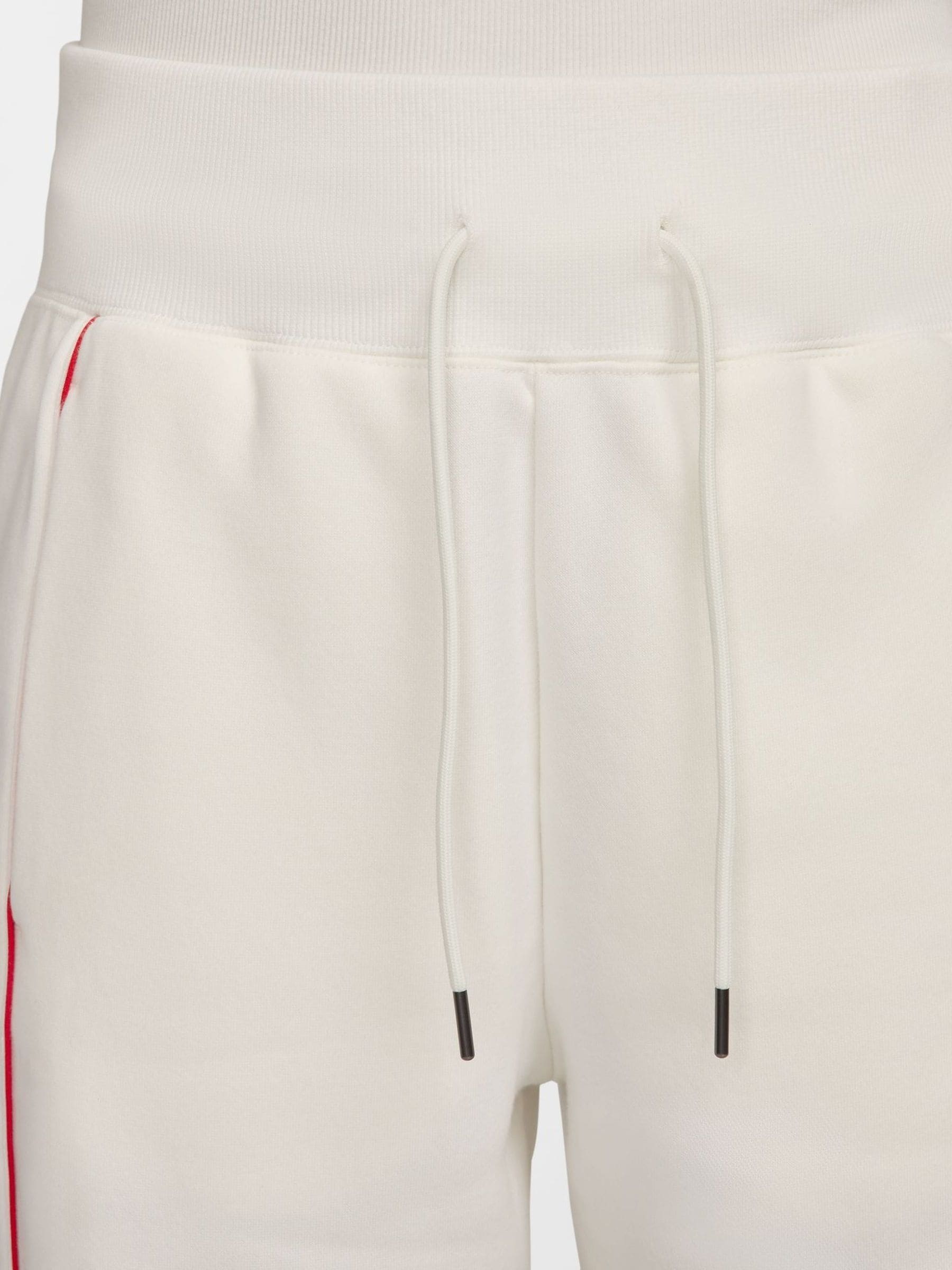 Buy Nike White Side Stripe Fleece Joggers from Next Luxembourg