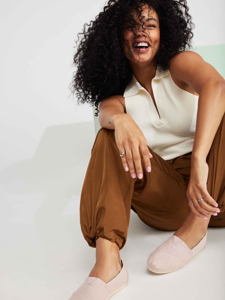 TOMS Alpargata Classic Vegan Recycled Cotton Shoes - Image 1 of 10