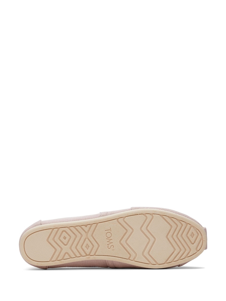 TOMS Alpargata Classic Vegan Recycled Cotton Shoes - Image 10 of 10