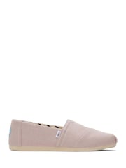 TOMS Alpargata Classic Vegan Recycled Cotton Shoes - Image 2 of 10