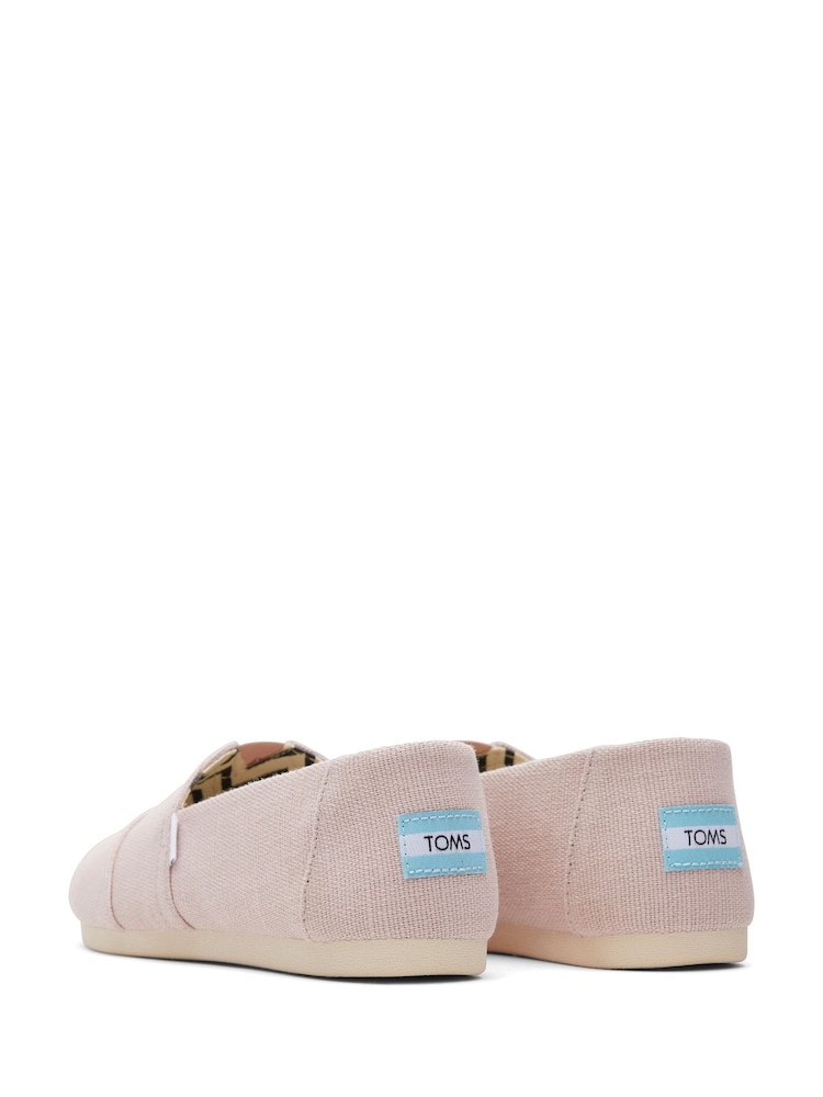 TOMS Alpargata Classic Vegan Recycled Cotton Shoes - Image 5 of 10