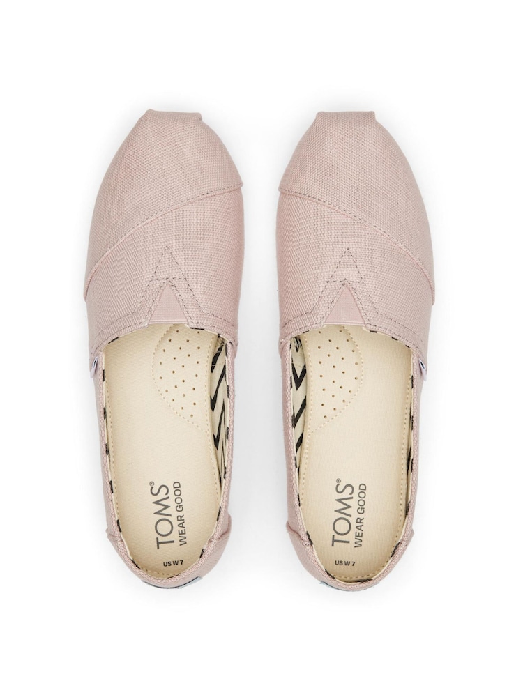 TOMS Alpargata Classic Vegan Recycled Cotton Shoes - Image 7 of 10
