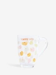 Set of 2 Orange Glass Pumpkin Mugs - Image 4 of 4