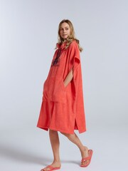 Animal Pink Womens Anna Towelling Changing Poncho - Image 2 of 8