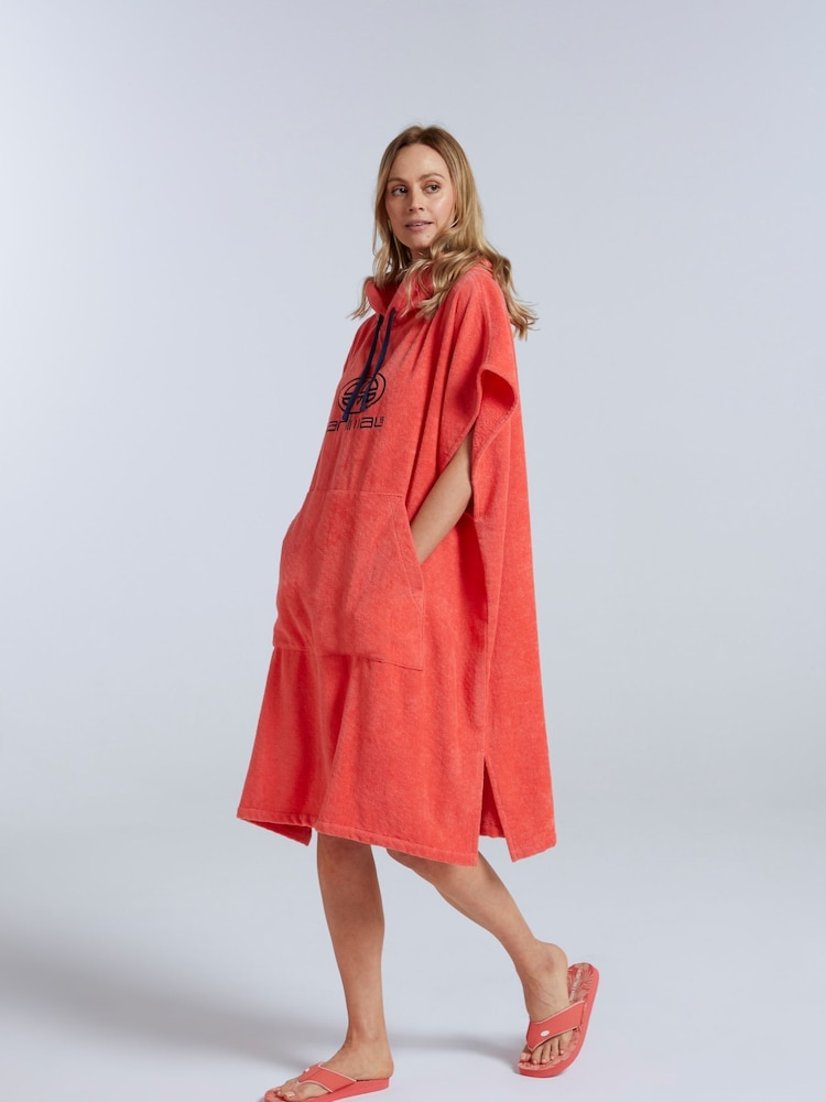 Animal Pink Womens Anna Towelling Changing Poncho - Image 2 of 8