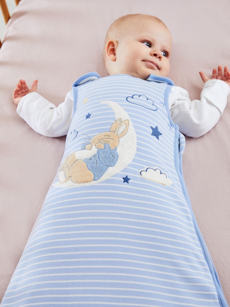 JoJo Maman Bébé Peter Rabbit Appliqué 2.5 Tog Baby Sleeping Bag - Image 1 of 5