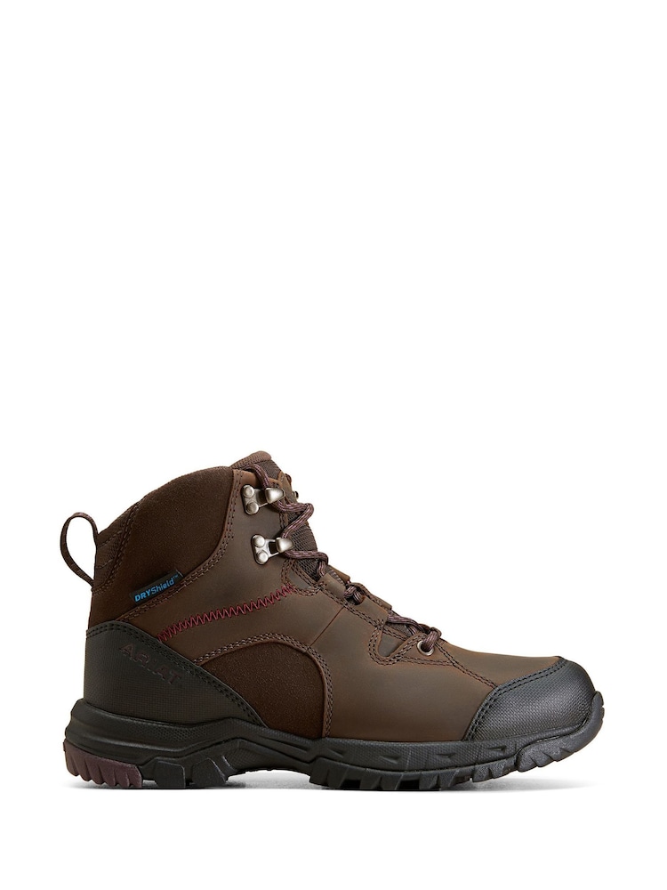 Ariat Skyline Mid H20 Lace-Up Waterproof Hiking Brown Boots - Image 1 of 3