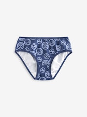 Red/Blue Marvel Briefs 5 Pack (2-12yrs) - Image 2 of 8