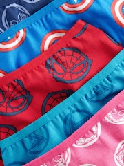 Red/Blue Marvel Briefs 5 Pack (2-12yrs) - Image 8 of 8