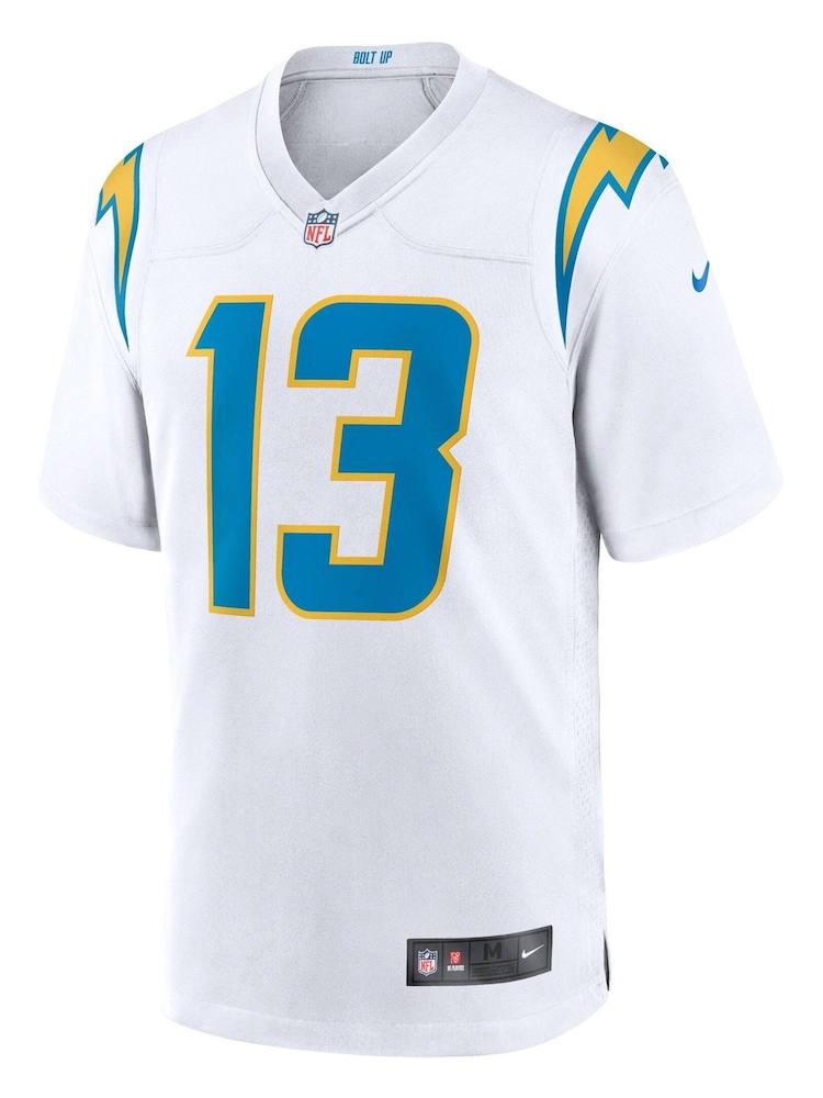 Nike White NFL Los Angeles Chargers Game Road Jersey - Keenan Allen Youth - Image 2 of 3