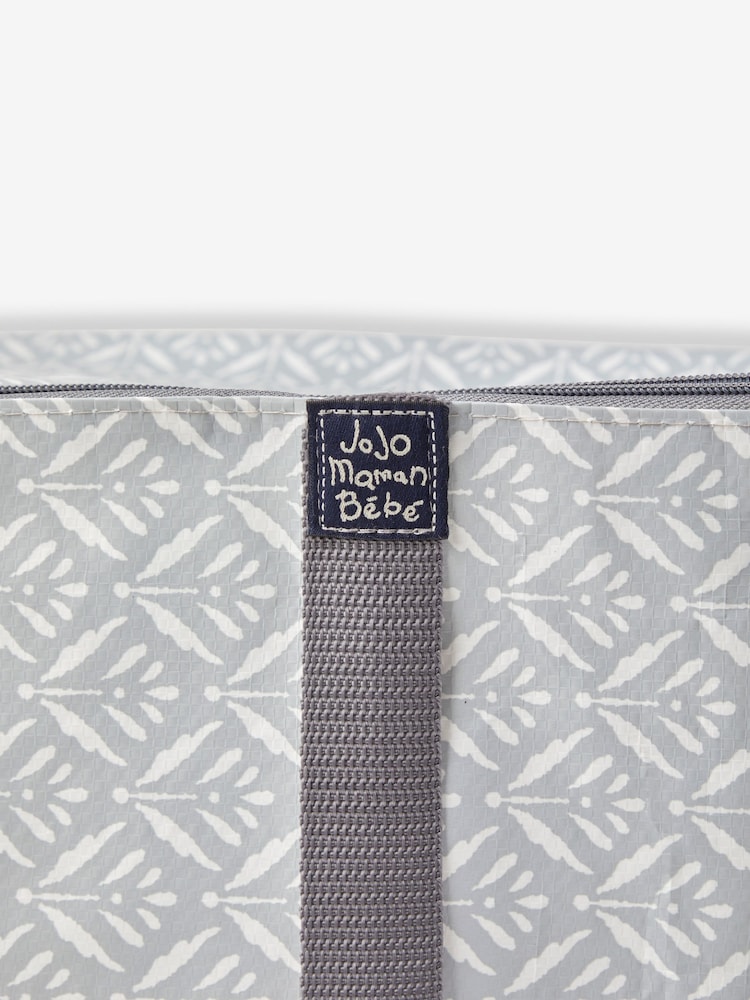 JoJo Maman Bébé Grey Batik Set of 2 Underbed Storage Bags - Image 2 of 2