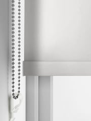 Ivory Cream Plain Blackout Made to Measure Roller Blind - Image 3 of 6